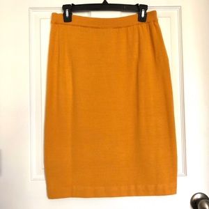 Vintage Mustard Sweater Skirt